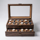 Boîte Vitrine pour Montres avec Tiroir – 24 Emplacements