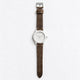 Bracelet de Montre en Cuir Oil Wax - Style Vintage et Surpiqûres