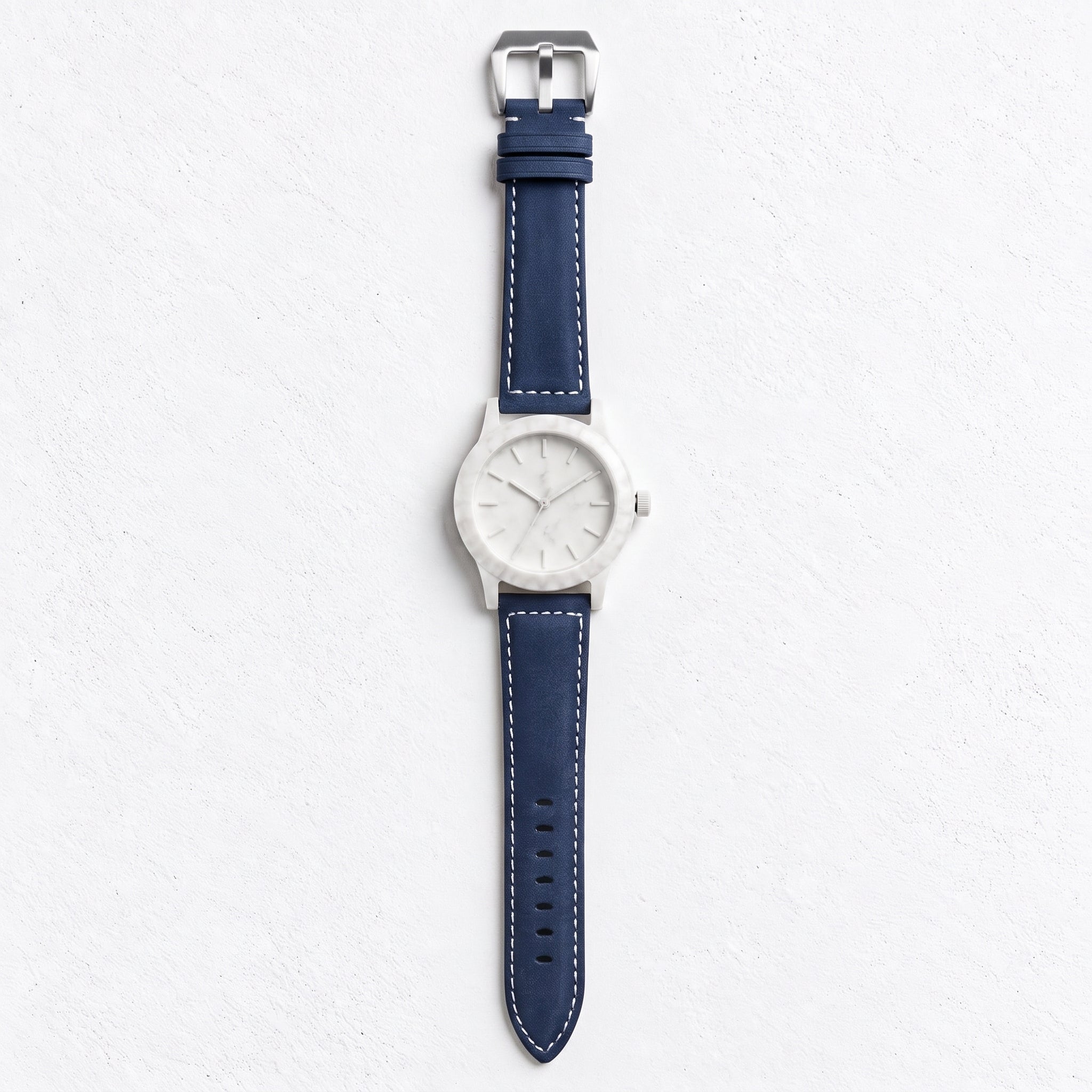 Bracelet de Montre en Cuir Mat - Style Vintage